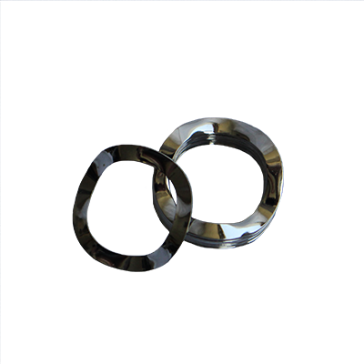 Wave Washer - 0.121 ID, 0.203 OD, 0.008 Thick, Spring Steel - Hard, Zinc & Clear