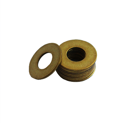 Flat Washer - 0.075 ID, 0.120 OD, 0.020 Thick, Brass