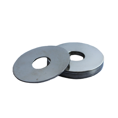 Fender Washer - 0.218 ID, 1.000 OD, 0.068 Thick, Low Carbon Steel - Soft, Zinc & Clear