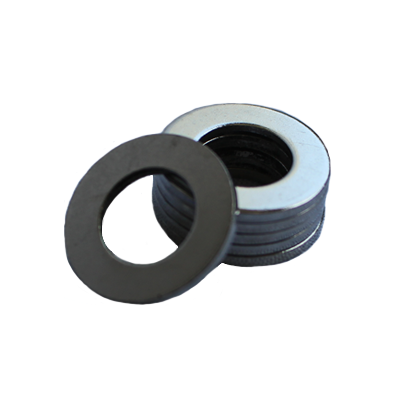 Flat Washer - 0.065 ID, 0.125 OD, 0.010 Thick, Low Carbon Steel - Soft, Nickel