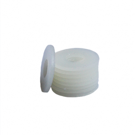 #12 Washer 23/64" OD 1/32 thk Nylon Plastic Insulating Fastener C11343 