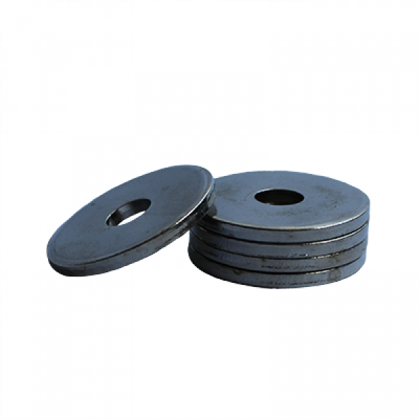 Heavy Fender Washer - 0.406 ID, 2.000 OD, 0.125 Thick, Low Carbon Steel - Soft, Black Oxide