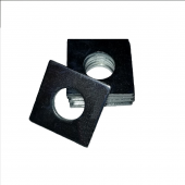 Square OD Washer - 0.390 ID, 1.250 OD, 0.187 Thick, Low Carbon Steel - Soft