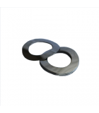 Wave Washer - 0.115 ID, 0.219 OD, 0.011 Thick, Spring Steel - Hard, Zinc & Yellow