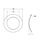 Wave Washer - 0.090 ID, 0.180 OD, 0.012 Thick, Spring Steel - Hard