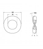 Wave Washer - 0.175 ID, 0.354 OD, 0.020 Thick, Beryllium Copper