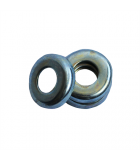 Cup Washer - 0.641 ID, 2.000 OD, 0.075 Thick, Spring Steel - Hard, Zinc & Clear