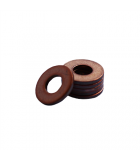 Flat Washer - 0.068 ID, 0.135 OD, 0.020 Thick, Copper, Silver