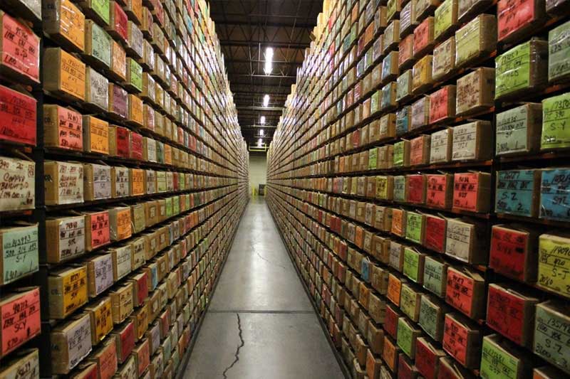 Warehouse showcasing custom washer manufacturer washers